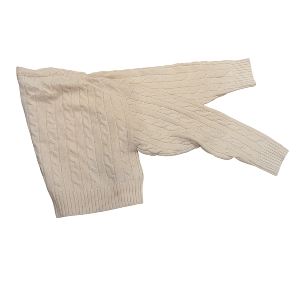 Aritzia cropped Sunday Best Peggy Cable Knit crewneck Sweater - Picture 13 of 16